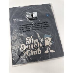 Dutch Bros. Coffee M Black The Dutch Club Long Sleeve T-Shirt Designed in Oregon
